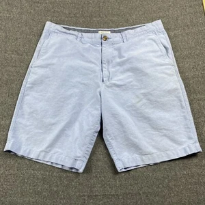 Merona Shorts Mens 36 Blue Chino Outdoors Casual Pockets Flat Front 100% Cotton - Picture 1 of 7