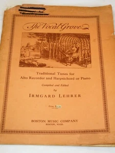Melodías tradicionales para grabadora alta y clavecín o piano de Irmgard Lehrer - Imagen 1 de 1