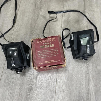 2x Vintage Ensign Ful-Vue Model II Film Cameras 1940s - Image 1 of 4