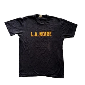LA Noire Rockstar Games Video Game Graphic Shirt Sz Large Classic Spellout 2011 - Picture 1 of 3