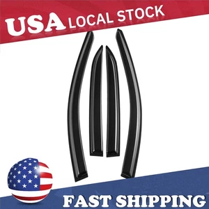 Rain Guards For Chevy Equinox 2018-2024 4X 4Pcs Black Tape-on Shjligvrkprgqennsv - Picture 1 of 11