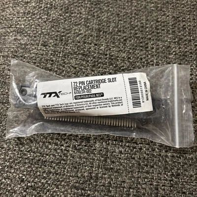 72 Pin Connector Cartridge Slot Nintendo NES Black NXNESR-002 - Image 1 of 4