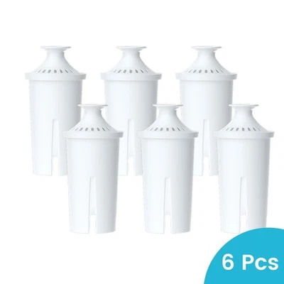 AQUA CREST Replacement for Brita Water Filter, Pitchers, Dispensers, 6 Count - Image 1 of 4