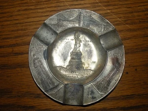 Besetztes Japan New York City Metall Aschenbecher 1950 Chrysler Empire State Building - Bild 1 von 11
