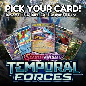 Temporal Forces - Choose Your Card - Reverse Holo, Rare, ex, IR+ - NM - SV5.5 - Picture 1 of 179