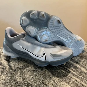 Botines de béisbol Nike para hombre talla 13 Force Zoom Trout 8 Pro gris blanco CZ5915-001 - Imagen 1 de 7