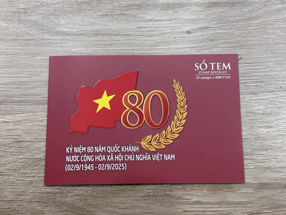 Вьетнам 2025 марка 80-й день независимости MNH буклет - Изображение 1 из 4