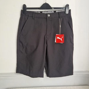 Mens Black PUMA essential Pounce shorts, Golf Shorts Size 30w Rrp £44.99 Nwt - Picture 1 of 12