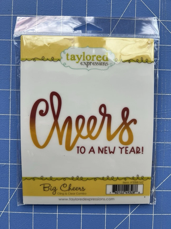 Juego de estampillas Taylored Expressions Big Cheers nuevo gran punto focal Foto 1 de 1