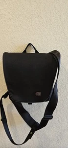 Sac bandoulière Booq graphite nylon rabat ordinateur portable/tablette noir/jaune - Photo 1/5