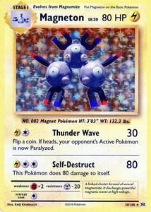 Pokemon TCG 2016 "Magneton" #38/108 Evolutions Holo! NM-Mint! - Picture 1 of 1