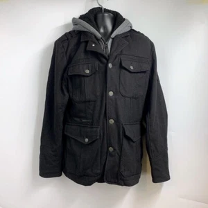 Affliction Buckle Men's Wool Blend Embroidered Zip Snap Sweatshirt Jacket SZ XL - Picture 1 of 13