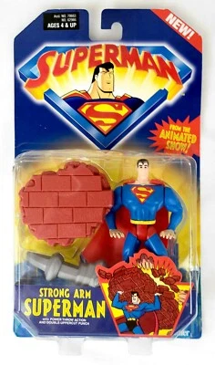 NIP DC Comics Superman Animated Series STRONG ARM SUPERMAN 5” Action Figure SAS - Image 1 of 4