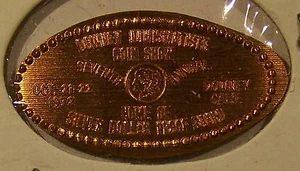 Elongated Penny Cent DOWNEY NUMISMATICS COIN SHOW 1972 CALIFORNIA 7TH ANNUAL - Bild 1 von 2