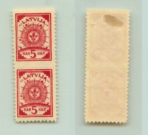 Latvia 1919 SC 6 mint missing perf, pair. rtc2232 - Picture 1 of 1