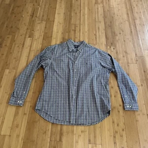 Camisa Ralph Lauren Manga Larga Abotonada Azul Cuadros - Calce Clásico - 17.5 XL - Imagen 1 de 4