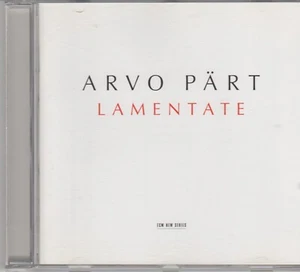 Arvo Pärt Lamentate CD ECM - Picture 1 of 1
