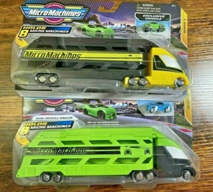 Micro Machines 2020 Mini Vehicle Hauler Set Series 1 + 2 Exclusive Vehicles - Picture 1 of 5