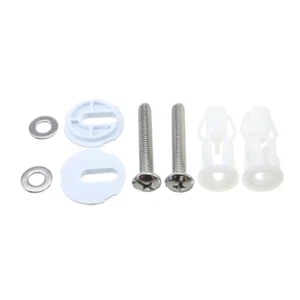 2x Universal Toilet Lid Fixing M6 Screwbolts Toilet Connector - Picture 1 of 8