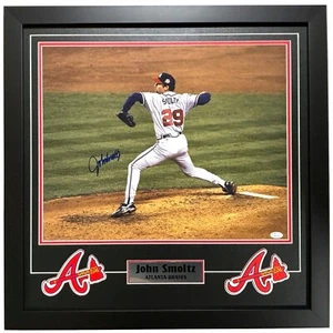 John Smoltz handsigniertes Atlanta Braves 16x20 Foto gerahmt signed JSA COA - Bild 1 von 8