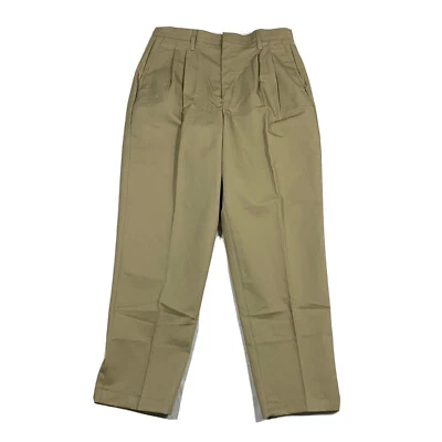 Pantalones de trabajo industriales Red Kap para mujer 18 34 beige caqui plisados nuevos con etiquetas Foto 1 de 4
