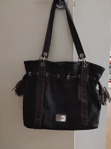laura jones hand bag large tote adjustable opening - Picture 1 of 3