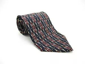 Corbata multicolor de seda Bill Blass hecha en EE. UU. - Imagen 1 de 2