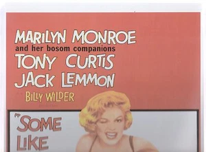 Pubblicità Film Marilyn Monroe "A qualcuno piace caldo" RIPRODUZIONE - Foto 1 di 2