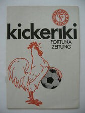 Fortuna Köln Zeitung "Kickeriki" Ausgabe 13 vom 15.8.1981 gegen FC Schalke 04
