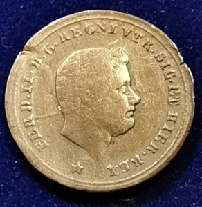 ITALIE / ITALY - NAPLES - FERDINANDO II Tornese Uno - 1858  - Imagen 1 de 2