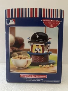 DEPT 56 CHICAGO WHITE SOX SOPORTE DE REFRESCOS #59373 NUEVO SELLADO DE FÁBRICA - Imagen 1 de 1