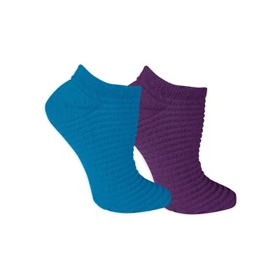 DR SCHOLLS ЖЕНЩИН СНА SPA НИЗКОГО ПОКРОЯ НОСКИ 4 ПАРЫ (СИНИЙ + ФИОЛЕТОВЫЙ) - Изображение 1 из 4