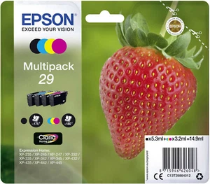 EPSON T2986 Original Multipack XP-235/XP-245/XP-332/XP-342/XP-345/XP-445/XP-455 - Picture 1 of 1