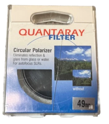 Quantaray 49 mm Filter and Circular Polarizer - Image 1 of 2