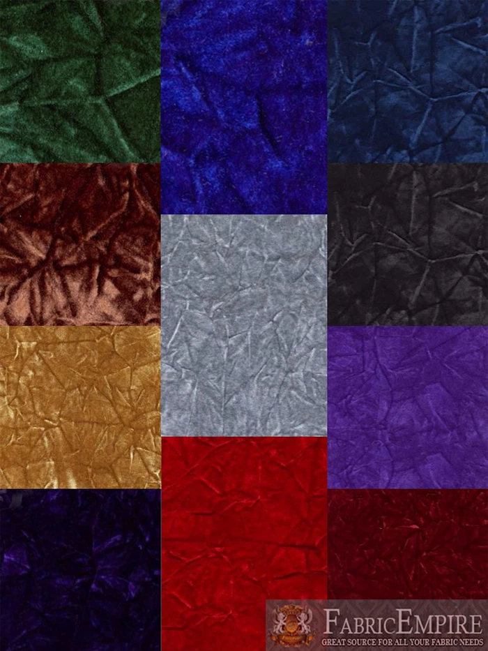 Tela de tapicería de terciopelo flocado Crush / 54" de ancho / Se vende por yarda Foto 1 de 1