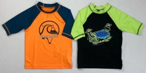 Boy's Little Youth Quiksilver Warmth + Sun Protection UPF 50+ Surf Swim Shirt - Picture 1 of 3