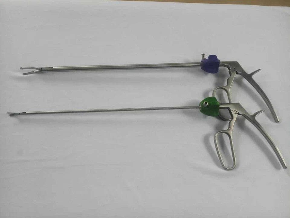 Juego de instrumentos laparoscópicos Hem-O-Lok Clip Aplicador Pinzas LT200 LT300 10/5 mm Foto 1 de 4