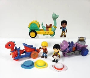 Disney Jr Dino Ranch Toys Lot Action Figures Dinosaurs 9 Pieces - Picture 1 of 8