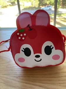 NEW Toddler Girl's Purse - Shoulder Strap - Red - Bunny Design - Picture 1 of 3