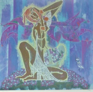 Lu Hong Wild flowers Serigraph HAND SIGNED #'d Chinese Yunnan School Artist art - Picture 1 of 4