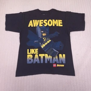 Lego Batman Shirt Youth Boys Extra Large 14/16 Black Awesome Graphic DC Comics - Picture 1 of 8