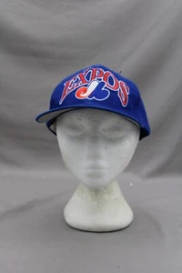 Montreal Expos Hat (VTG) - Oversize Script by Starter IBM Promo -Adult Gripback - Picture 1 of 9