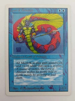 Lord of Atlantis. Unlimited Set. Magic the Gathering. Excellent/Lightly Played. - Image 1 of 4