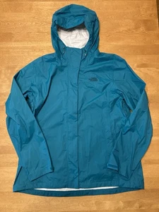 Chaqueta The North Face para mujer XL verde azulado cremallera completa con capucha impermeable Dryvent lluvia caminata - Imagen 1 de 18