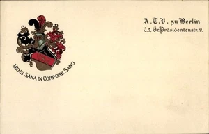 Studentika Ak Berlin, ATV, Große Präsidentenstraße 9, Wappen - 4739735 - Picture 1 of 2