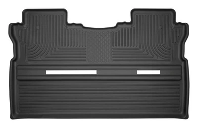 Husky Liners Weatherbeater Black 2nd Row Seat Floor Mat for Honda Ridgeline Foto 1 de 4