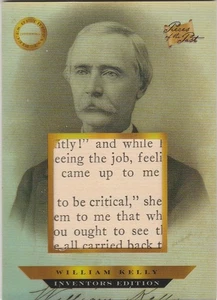 2025 Pieces Past Inventors Edition William Kelly Relic 545 - Bild 1 von 1