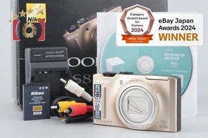 Nikon COOLPIX S8100 Precious Gold 12.1 MP Digital Camera w/ Box - Picture 1 of 12