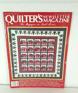 Quilter Newsletter Magazin NOV / DEZ 1987 Weihnachtsausgabe Basteln Nähen - Bild 1 von 5