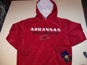 ARKANSAS RAZORBACKS PULLOVER HOODED SWEATSHIRT MENS SIZE SMALL NWT - Picture 1 of 1